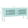 vidaXL Mueble para TV de acero verde menta 105x35x50 cm