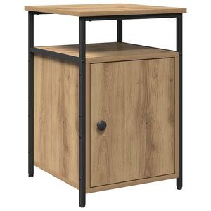 vidaXL Armario de Noche Roble artisan Madera de ingenier&iacute;a