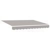 vidaXL Tela de Repuesto para Toldos Gris Claro 280 x 245 cm Poli&eacute;ster