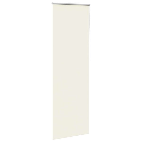 vidaXL Estor Enrollable Opaco Blanco Roto 65x230cm Tela Ancho 60,7cm
