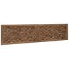 vidaXL Cabecero de Cama Natural Madera de teca maciza