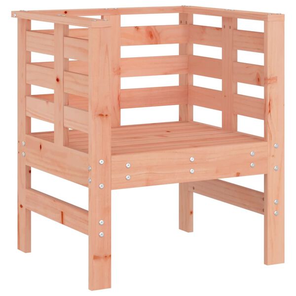 vidaXL Sillas de jard&iacute;n 2 uds madera abeto Douglas 61,5x53x71 cm