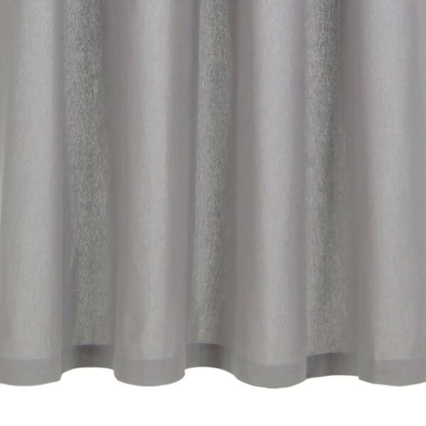 vidaXL Cortinas con anillas de metal 2 uds algod&oacute;n gris 140x175 cm