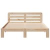 vidaXL Estructura de cama sin colch&oacute;n madera maciza de pino 160x200 cm