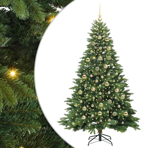 vidaXL &Aacute;rbol de Navidad artificial con 300 LED Verde 210 cm PE y PVC