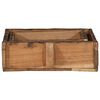 vidaXL Bandeja 2 pcs Marr&oacute;n 29 x 31 x 10 cm Madera s&oacute;lida recuperada