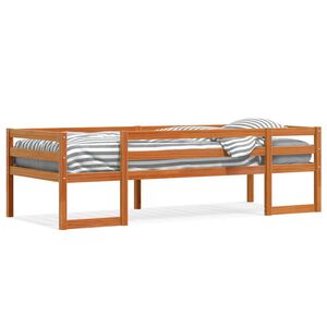 vidaXL Estructura de cama para ni&ntilde;os madera de pino marr&oacute;n 90x200 cm