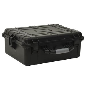 vidaXL Malet&iacute;n port&aacute;til de vuelo PP negro 55x43x21 cm