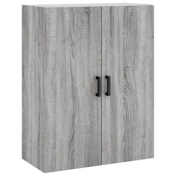 vidaXL Armario de pared gris Sonoma 69,5x34x90 cm