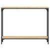 vidaXL Mesa consola madera de ingenier&iacute;a roble Sonoma 100x22,5x75 cm
