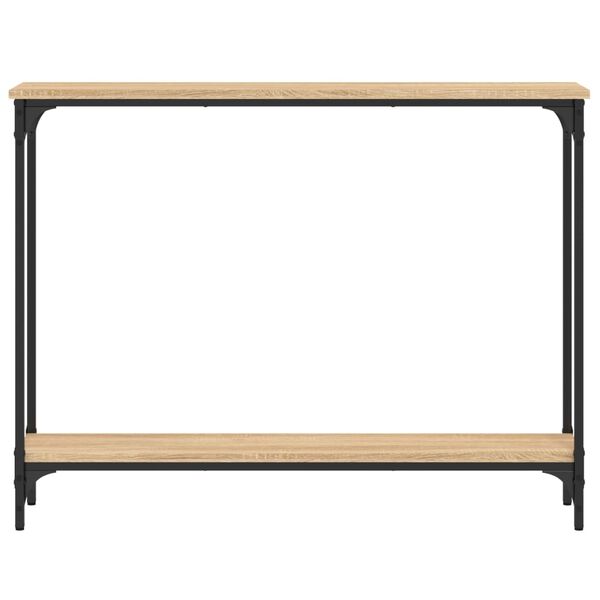 vidaXL Mesa consola madera de ingenier&iacute;a roble Sonoma 100x22,5x75 cm