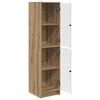 vidaXL Alacena Roble artesanal 35 x 37 x 142 cm Madera contrachapada
