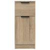 vidaXL Aparador de madera contrachapada roble Sonoma 30x30x70 cm