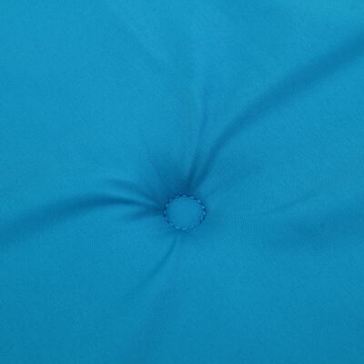 vidaXL Cojín de banco de jardín tela Oxford azul 200x50x3 cm