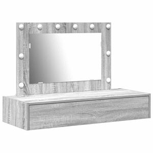 vidaXL Mesa Tocador Gris 100 x 40 x 70 cm Madera de ingenier&iacute;a