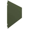 vidaXL Bordes césped 30 uds acero laminado frío verde oliva 20x103 cm