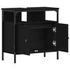 vidaXL Mueble de ba&ntilde;o para lavabo de madera de roble negro 60x30x60 cm