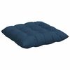 vidaXL Cojines para asiento 2 pcs Azul 40 x 40 x 6 cm tela
