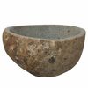 vidaXL Lavabo Gris claro (30-37) x (25-30) x 12 cm Piedra del Río