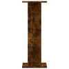 vidaXL Soportes altavoces 2 uds madera roble ahumado 30x30x80 cm
