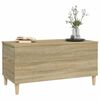 vidaXL Mesa de centro madera contrachapada roble Sonoma 90x44,5x45 cm