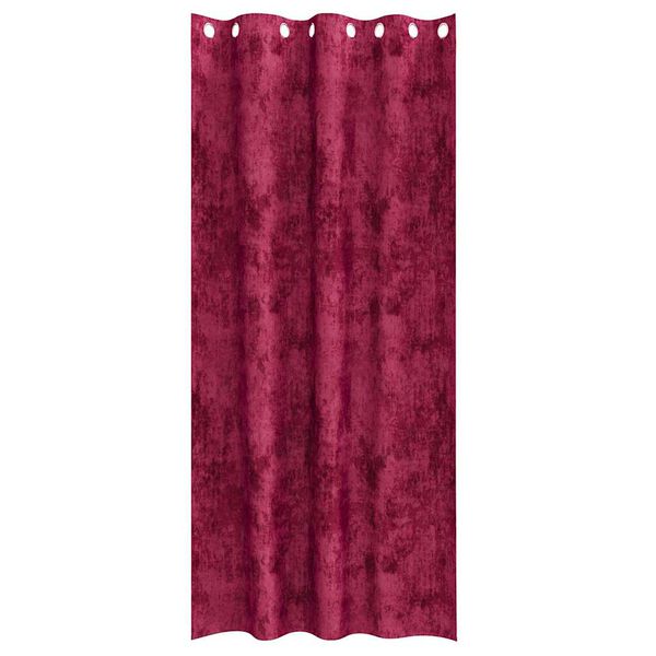 vidaXL Cortinas de Terciopelo 2 pcs Rojo vino tinto 245 x 140 cm