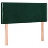 vidaXL Cabecero de terciopelo verde oscuro 80x5x78/88 cm