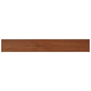 vidaXL Umbral de Ventana Madera Marr&oacute;n 140 x 25 x 4,5 cm PVC