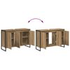 vidaXL Gabinete de Ba&ntilde;o con puerta Roble Artesanal 90 x 30 x 60 cm