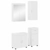 vidaXL Juego de muebles de ba&ntilde;o TULUM 4 uds. brillante 60 x 34 x 63 cm