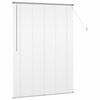 vidaXL Persiana para Ventana con cortinas Manual Plateado Aluminio
