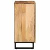 vidaXL Aparador de madera maciza de mango rugosa 60x34x75 cm