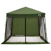 vidaXL Juego de Tienda de Camping 2 uds. 6 persona Verde
