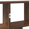 vidaXL Estante cubo de pared 12 compartimentos madera roble marr&oacute;n