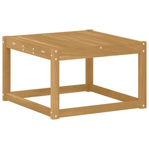 vidaXL Mesa de exterior Madera de Acacia S&oacute;lida Blanco 59 x 59 x 37 cm