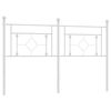 vidaXL Cabecero de repuesto de metal blanco 160 cm