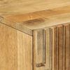 vidaXL Aparador alto madera maciza de mango marr&oacute;n 60x33x100 cm