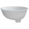 vidaXL Lavabo de ba&ntilde;o ovalado cer&aacute;mica blanco 38,5x33,5x19 cm