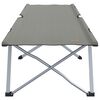 vidaXL Cama de Camping Plegable Gris 62 x 194 x 42 cm Tela Oxford