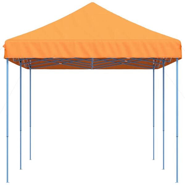 vidaXL Tienda de fiesta plegable Pop-Up naranja 580x292x315 cm