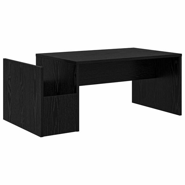 vidaXL Mesa de Caf&eacute; Roble Negro 90 x 45 x 35 cm Madera de ingenier&iacute;a