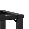 vidaXL Patas de mesa de comedor estructura O acero 40x40x73 cm
