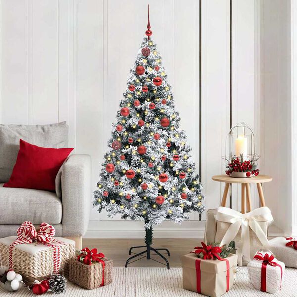 vidaXL Árbol de Navidad artificial 150 cm PVC y Acero y Plástico