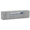 vidaXL Mueble de TV LED Sonoma gris Madera de ingenier&iacute;a