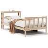 vidaXL Estructura de cama sin colchón madera maciza de pino 90x200 cm