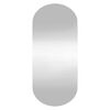 vidaXL Espejo de pared vidrio ovalado 40x90 cm