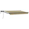 vidaXL Toldo manual retr&aacute;ctil con LEDs 3,5 x 2,5 m