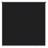 vidaXL Persiana enrollable exterior con protecci&oacute;n UV Negro Poli&eacute;ster