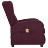 vidaXL Sillón de masaje de tela morado