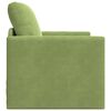 vidaXL Sof&aacute; cama 60cm Verde claro Terciopelo
